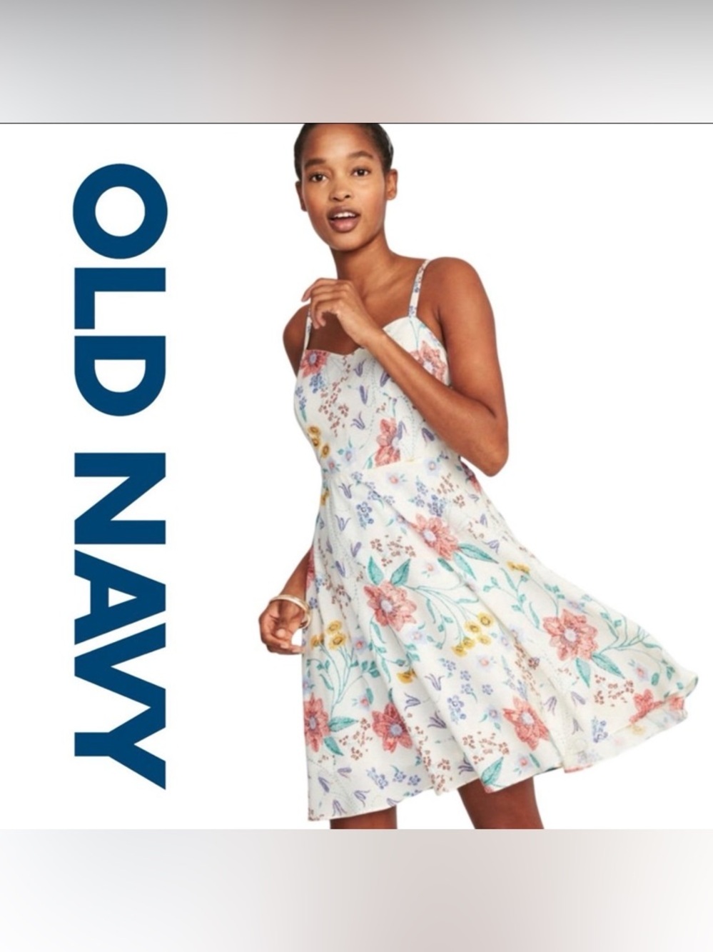 NWT Old Navy Floral Fit & Flare Sundress Women’s Size M PRICE FIRM
